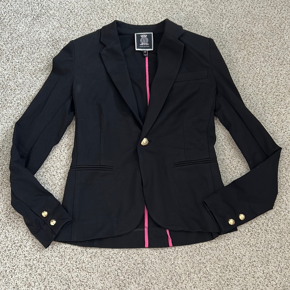 ๐NBW Juicy Couture Black Blazer, XS๐ - Picture 2 of 12